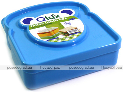 Ланч-бокс Qlux Panda 12х13х4см, пластиковий