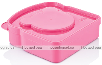 Ланч-бокс Qlux Panda 12х13х4см, пластиковий
