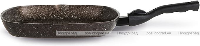 Сковорода-гриль TVS Buongiorno Induction 28х28см со съемной ручкой