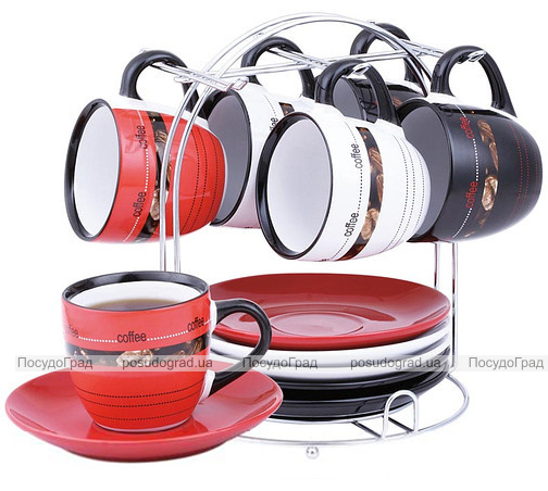 Чайный набор VaBene "Classic Coffee I" 220мл 13 предметов