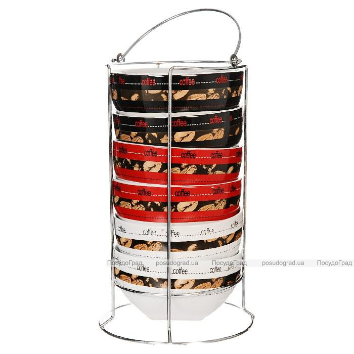 Набор пиал VaBene "Classic Coffee I" 580мл 7 предметов