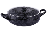 Кастрюля для запекания VaBene Black 2л с крышкой