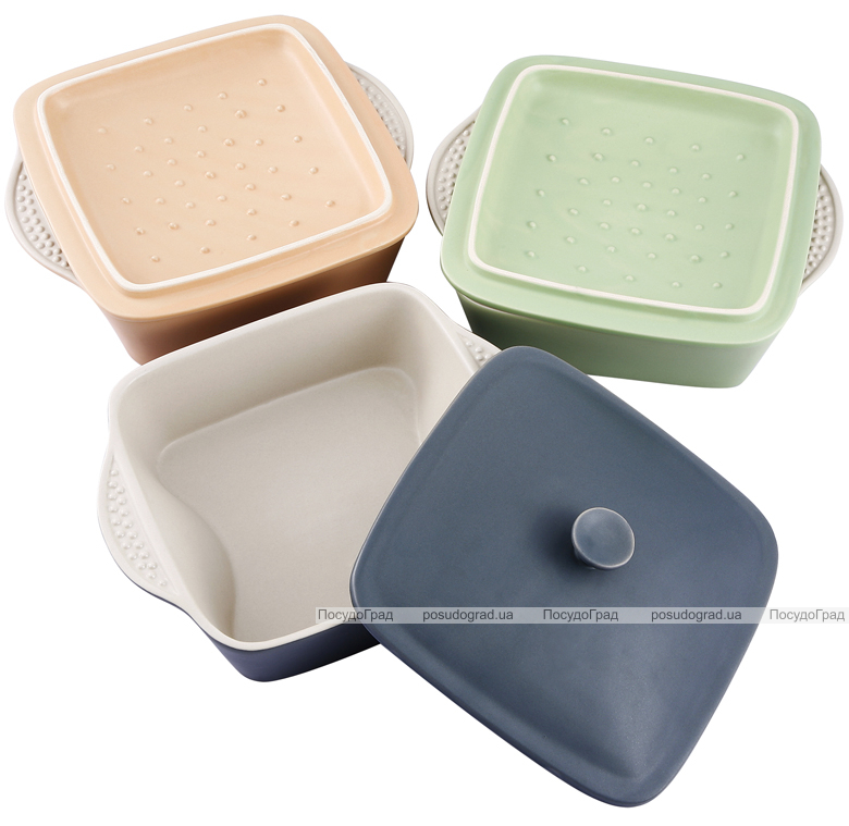 Кастрюля VaBene Ceramics Hill 1,35л 26х21см с крышкой