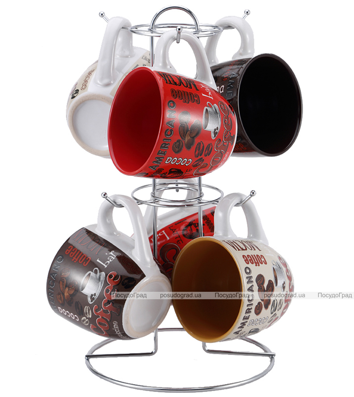 Набор чашек VaBene "Classic Coffee" 220мл 7 предметов