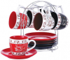 Чайный набор VaBene "Classic Coffee IV" 220мл 13 предметов