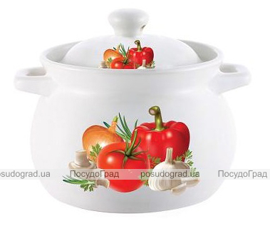 Кастрюля керамическая VaBene VB02 1,8л с крышкой