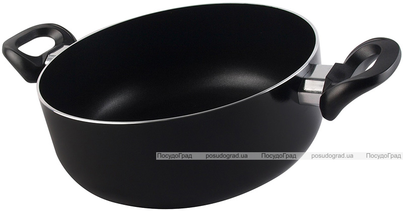Каструля Vitrinor Vitral Black 2.5л емальована зі скляною кришкою
