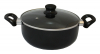 Каструля Vitrinor Vitral Black 2.5л емальована зі скляною кришкою