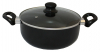 Каструля Vitrinor Vitral Black 3.5л емальована зі скляною кришкою