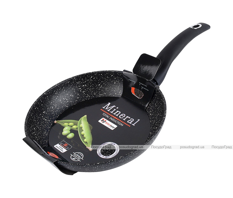 Сковорода Vitrinor Mineral Black Ø20см з гранітним антипригарним покриттям