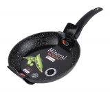 Сковорода Vitrinor Mineral Black Ø24см с гранитным антипригарным покрытием