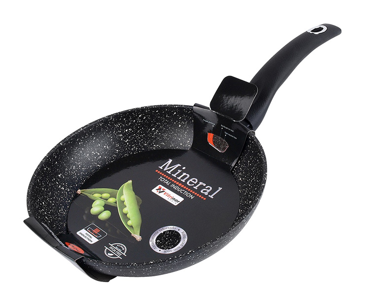 Сковорода Vitrinor Mineral Black Ø24см з гранітним антипригарним покриттям