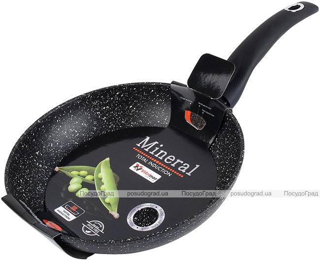 Сковорода Vitrinor Mineral Black Ø30см с гранитным антипригарным покрытием
