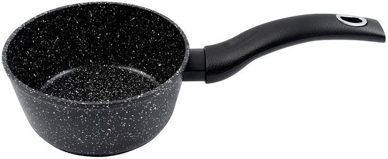 Ківш Vitrinor Mineral Black 1.3л з гранітним антипригарним покриттям