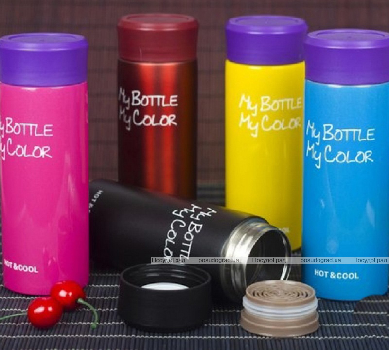 Термос My Bottle, My Color New 420мл Чорний
