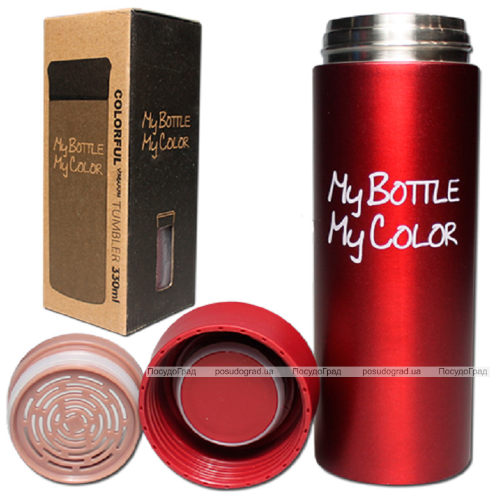 Термос My Bottle, My Color New 420мл Червоний