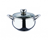 Каструля Wellberg Apple Pot 2,1л дзеркальні ручки