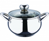 Каструля Wellberg Apple Pot 6,7 л дзеркальні ручки