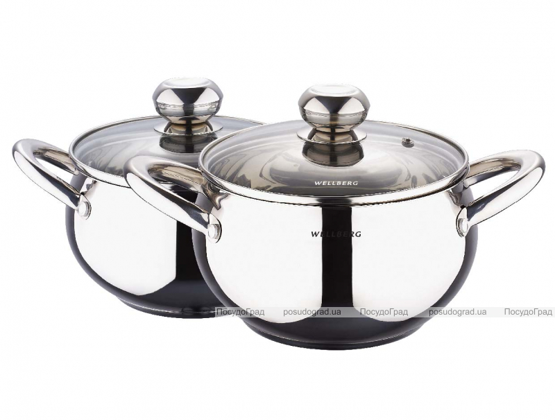 Набор кастрюль Wellberg Apple Pot 2 кастрюли маленьких