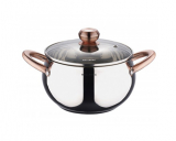 Каструля Wellberg Apple Pot 3л мідні ручки