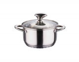Кастрюля Wellberg Prima 1,9л со стеклянной крышкой