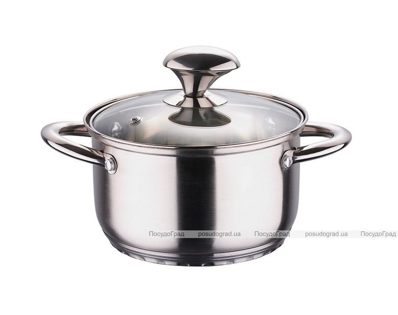 Каструля Wellberg Prima 2,5л зі скляною кришкою