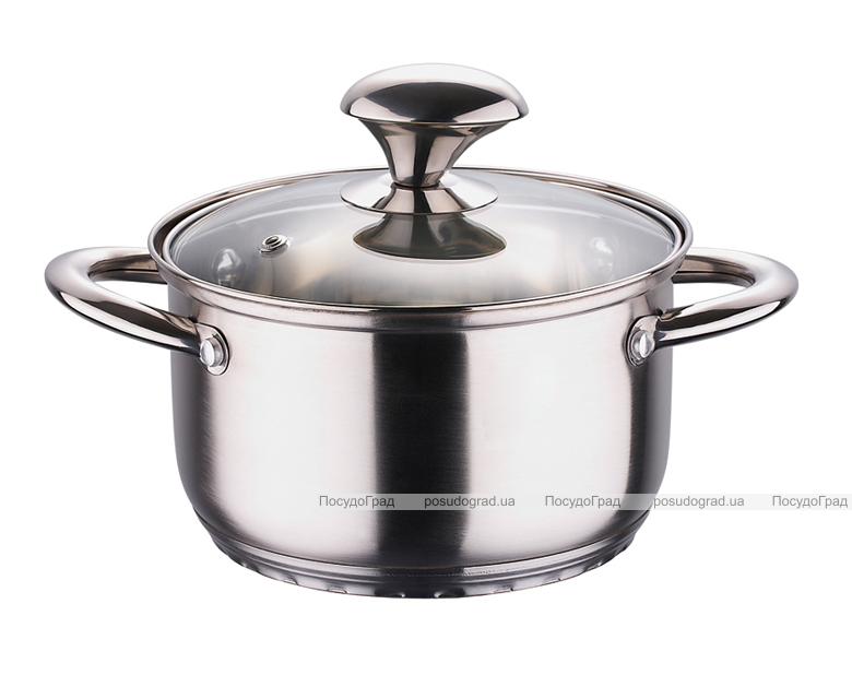 Каструля Wellberg Prima 3,5л зі скляною кришкою