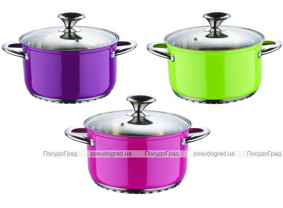 Каструля Wellberg Veronica 6л зі скляною кришкою