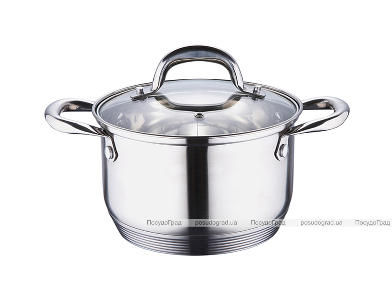 Кастрюля Wellberg Bolero 2л со стеклянной крышкой