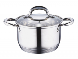Кастрюля Wellberg Bolero 3,8л со стеклянной крышкой