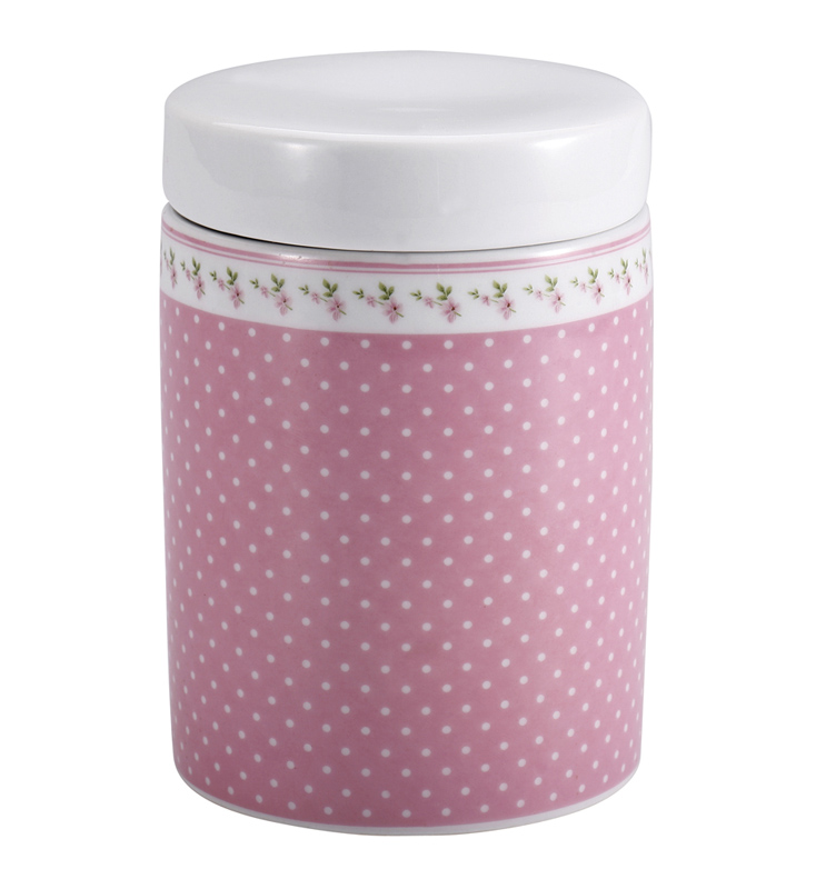 Банка Pink Grace для сипучих продуктів Ø9,5х11см