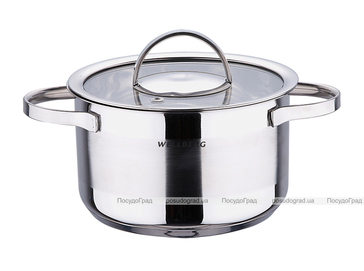 Каструля Wellberg Superior 3,5л зі скляною кришкою