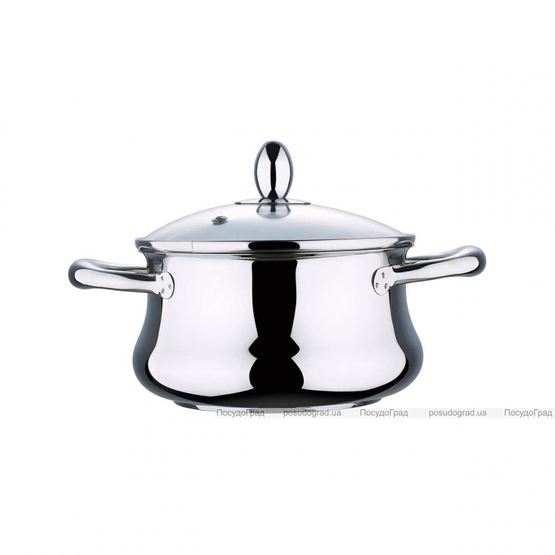 Кастрюля Wellberg Bella 1,8л со стеклянной крышкой