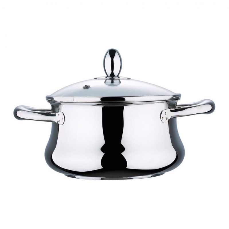 Каструля Wellberg Bella 4,6 л зі скляною кришкою
