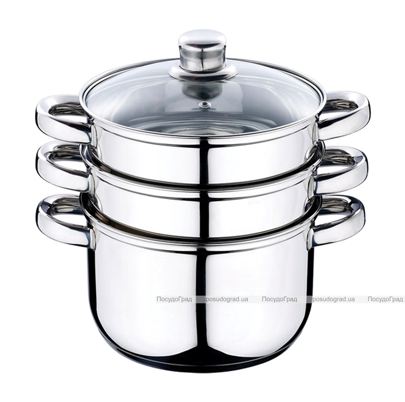 Пароварка Wellberg Bolero 3,2л, три емкости и крышка