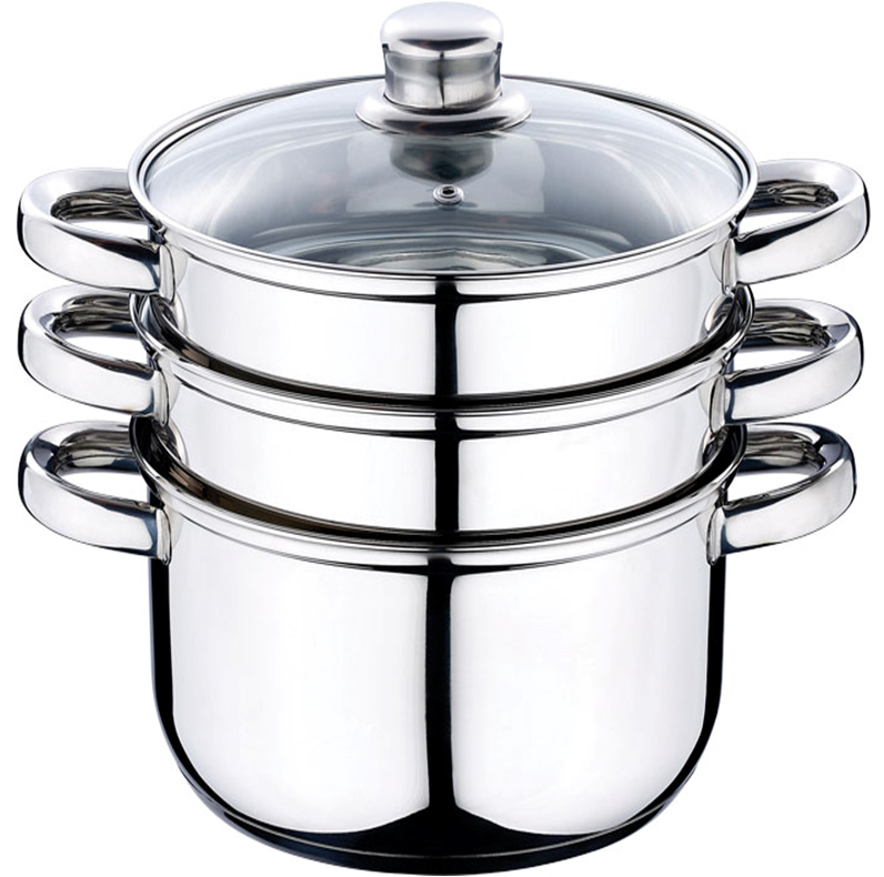Пароварка Wellberg Bolero 5,6 л, три ємності і кришка