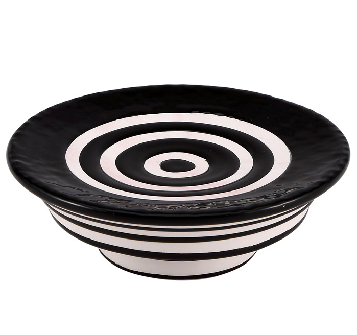 Мильниця Wellberg Black&White 12.3x12.3x3.9см