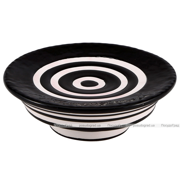 Мильниця Wellberg Black&White 12.3x12.3x3.9см