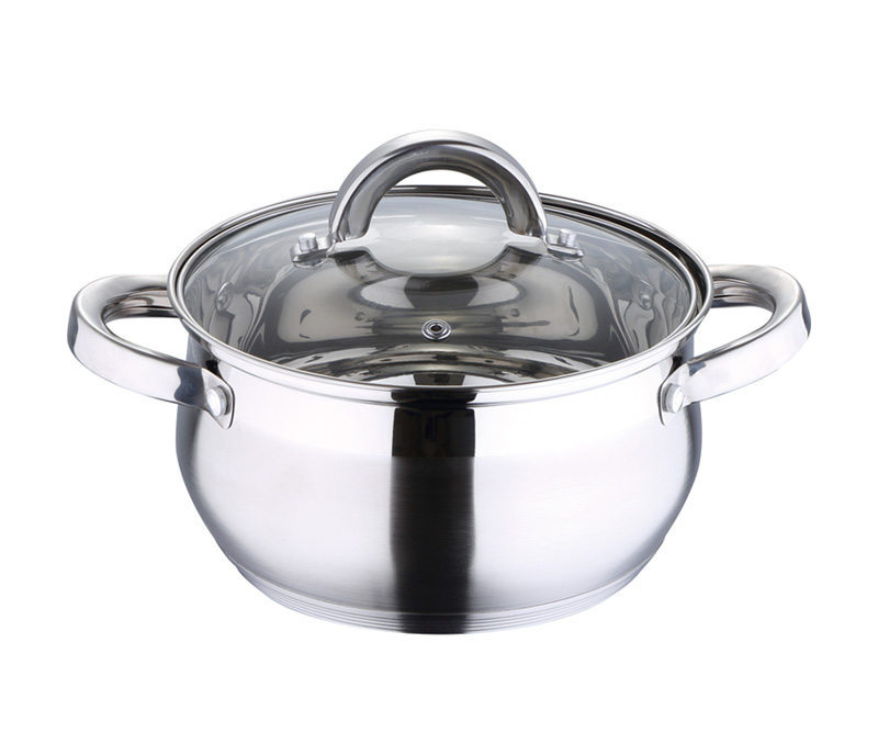 Каструля Wellberg Avento 2.4л зі скляною кришкою