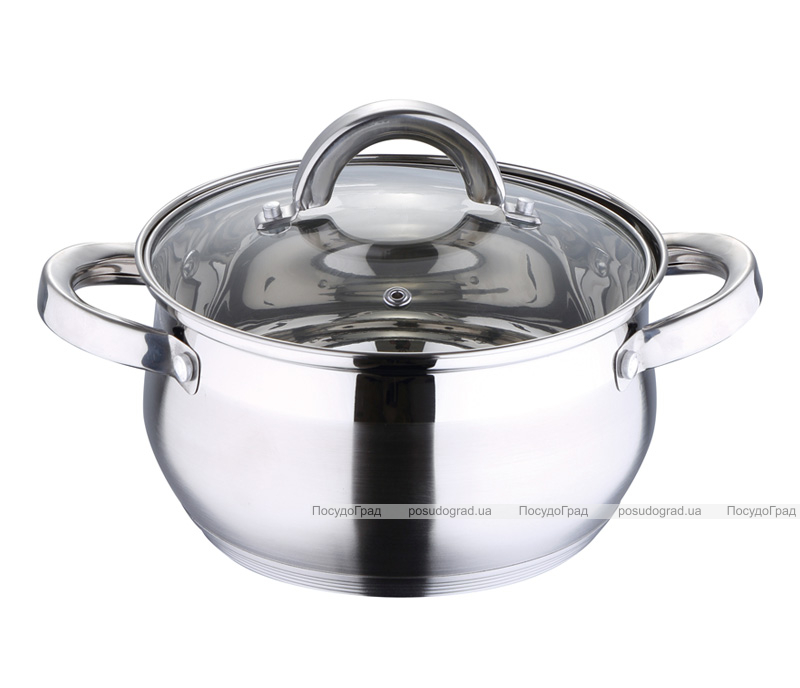 Каструля Wellberg Avento 3.4л зі скляною кришкою