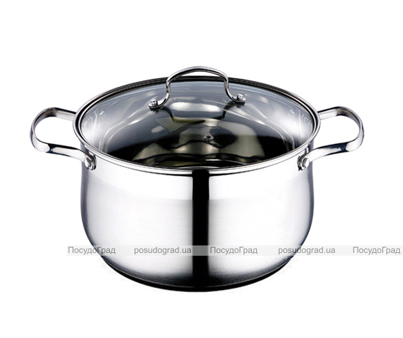 Кастрюля Wellberg Style Pot 2л со стеклянной крышкой