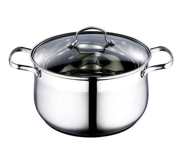 Кастрюля Wellberg Style Pot 3.9л со стеклянной крышкой