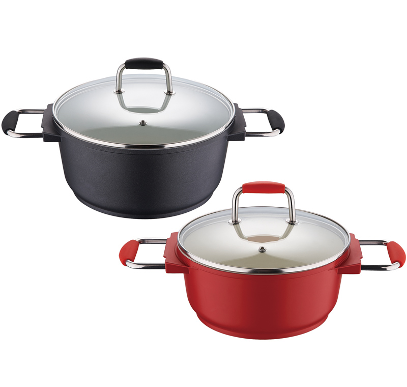 Каструля Majestic 5,1 л з силіконовими ручками