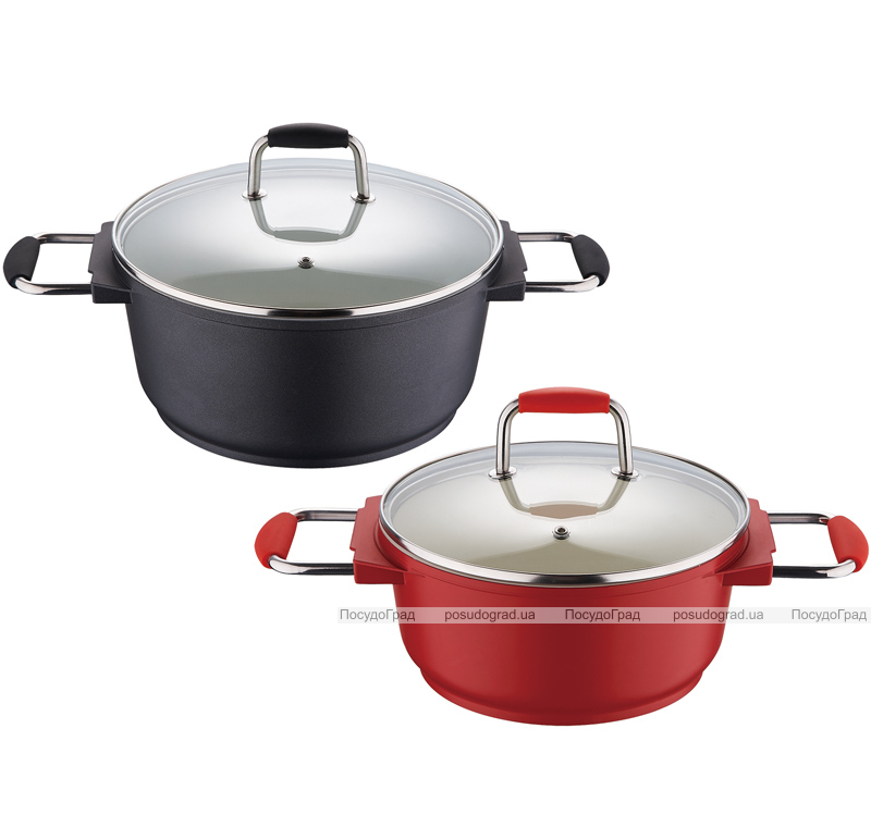 Каструля Majestic 5,1 л з силіконовими ручками