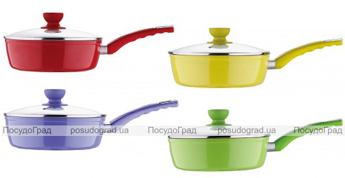 Сотейник Wellberg Shimmer Ø28см 4л зі скляною кришкою