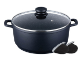 Каструля Wellberg Rita 2,8 л з мармуровим антипригарним покриттям та скляною кришкою