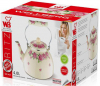 Чайник эмалированный Wellberg Pink Roses 4л, индукция