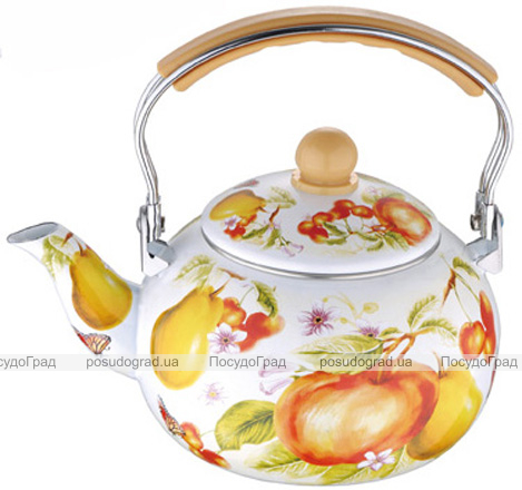 Чайник емальований Wellberg Fruit Cocktail 2.2л, індукція