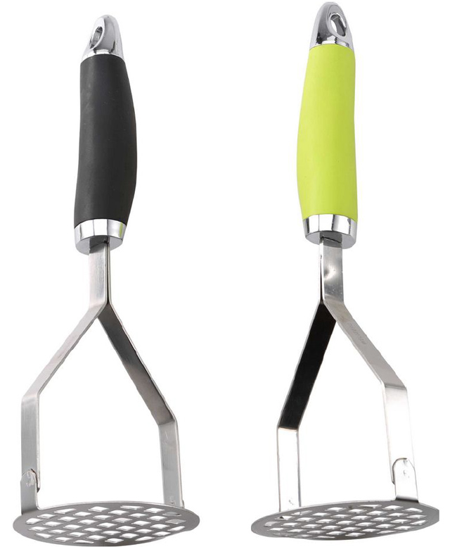 Картоплем`ялка Wellberg Vibrant 24см з кольоровою ручкою