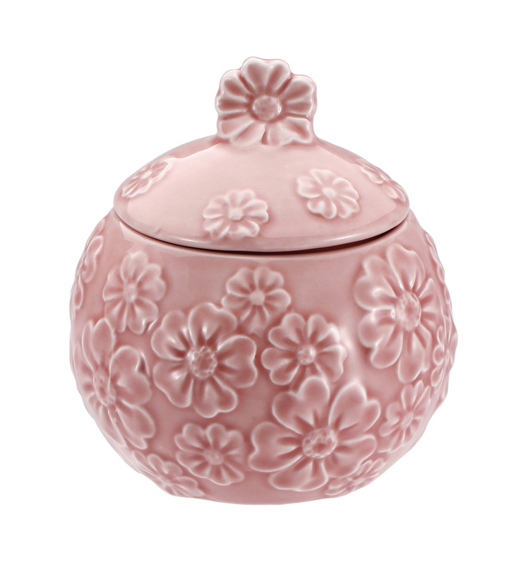 Цукорниця Pink Meadow Ø9х11см з кришкою